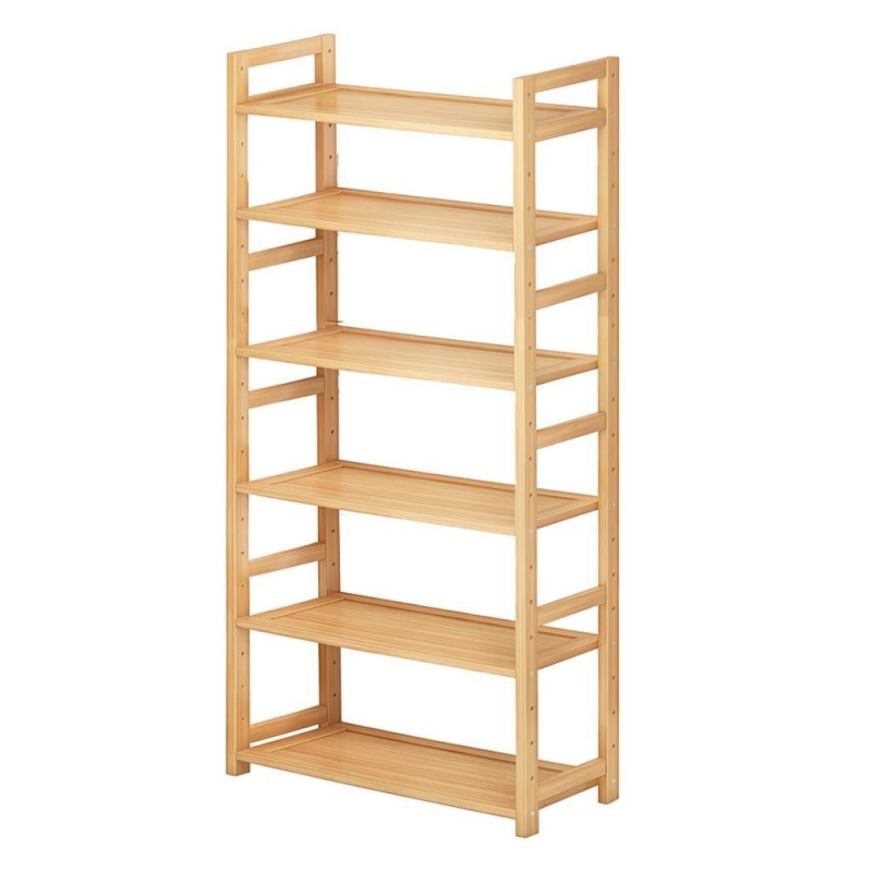 Βιβλιοθήκη Nextdeco από μπαμπού 6 επιπέδων Υ155x70x25εκ.