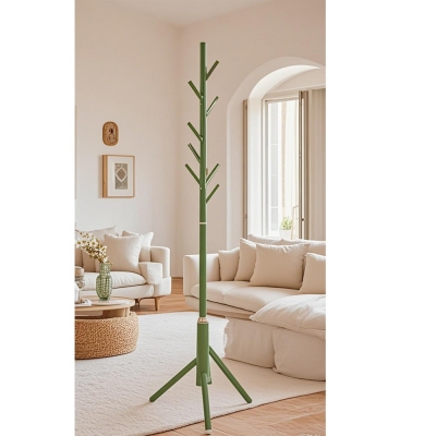 Καλόγερος μεταλλικός Nextdeco πράσινοςY175εκØ58εκ.