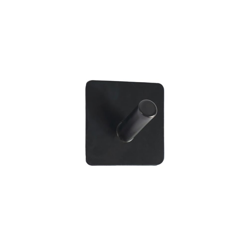 Αυτοκόλλητο άγκιστρο Υ4,5x4,5εκ. μαύρο