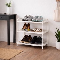 Παπουτσοθήκη 3 επιπέδων PVC-PP Υ52x51x20εκ.