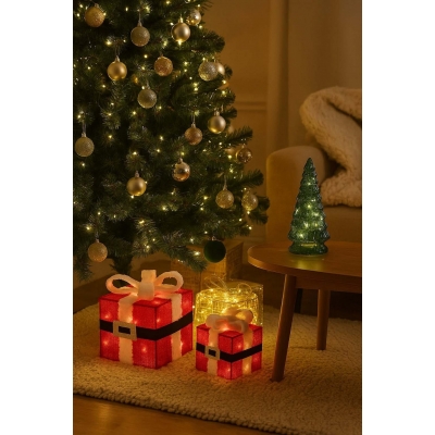 Χριστουγεννιάτικο διακοσμητικό δώρο με 30 LED 15 εκ.