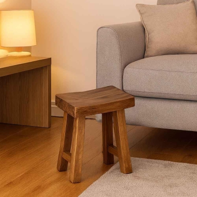 Σκαμπό Nextdeco Tribeca ανακυκλωμένο ξύλο mahoni Υ45x20x40εκ. Σκαμπό Nextdeco Tribeca ανακυκλωμένο ξύλο mahoni Υ45x20x40εκ.