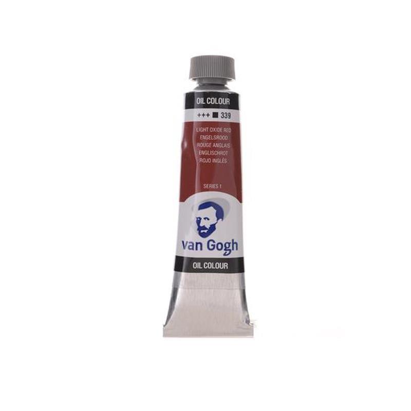 Talens van gogh χρώματα λαδιού 60ml (339-Light oxide red)