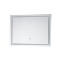 Καθρέφτης επιτοίχιος Nextdeco LED ορθογώνιος 58x43εκ.