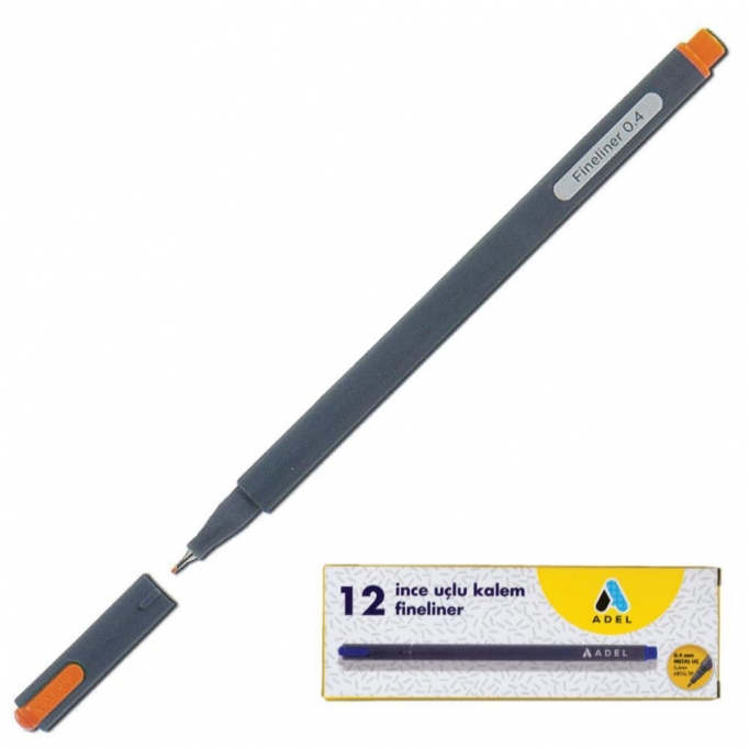 Adel μαρκαδόρος fineliner 0.4mm πορτοκαλί