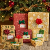 Χριστουγεννιάτικα αυτοκόλλητα ετικέτες δώρου Merry Gift