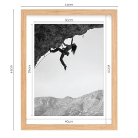 Κορνίζα τοίχου ξύλινη με ακρυλικό τζάμι 60x40εκ.