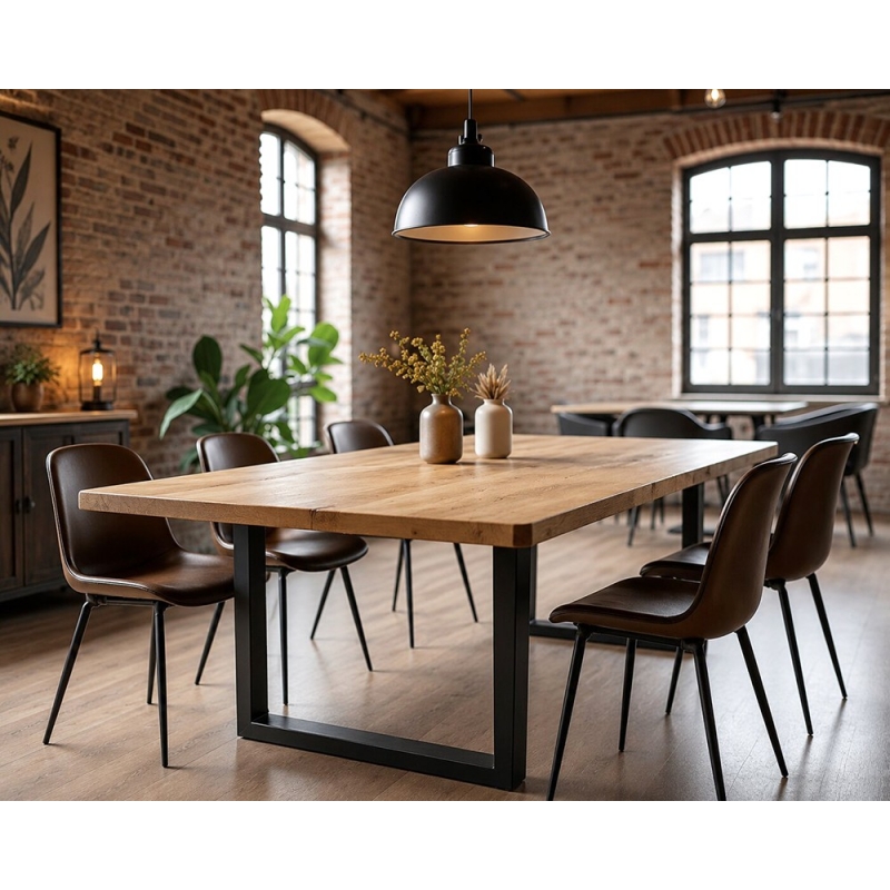 Τραπέζι κουζίνας Nextdeco μασίφ ξύλο φτελιάς Υ79x180x100εκ. Τραπέζι κουζίνας Nextdeco μασίφ ξύλο φτελιάς Υ79x180x100εκ.