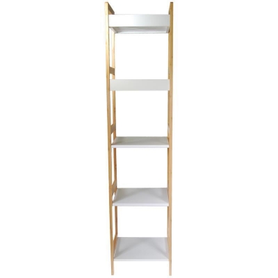 Ραφιέρα ξύλινη Nextdeco με 5 ράφια Υ127.5x29,5x29εκ. Ραφιέρα ξύλινη Nextdeco με 5 ράφια Υ127.5x29,5x29εκ.