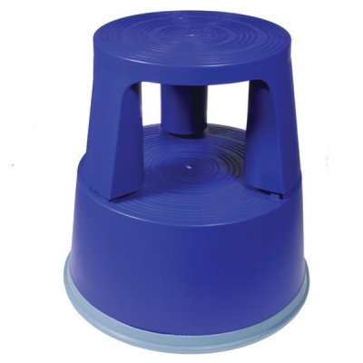 Πλαστικό σκαμπό-σκαλοπάτι με ρόδες, μπλε Υ43xØ29x45εκ. Πλαστικό σκαμπό-σκαλοπάτι με ρόδες, μπλε Υ43xØ29x45εκ.