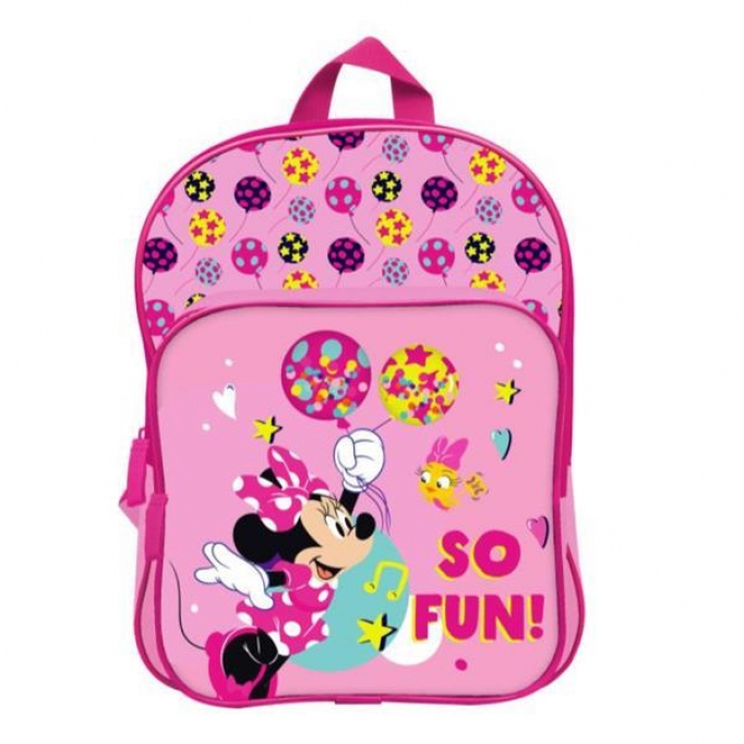 Bagtrotter τσάντα πλάτης νηπίου "Minnie pink" με 2 θήκες Υ31x24x8εκ.