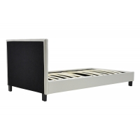 Κρεβάτι Nevil pakoworld 100x200 PU χρώμα λευκό ματ Κρεβάτι Nevil pakoworld 100x200 PU χρώμα λευκό ματ