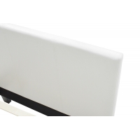 Κρεβάτι Nevil pakoworld 100x200 PU χρώμα λευκό ματ Κρεβάτι Nevil pakoworld 100x200 PU χρώμα λευκό ματ