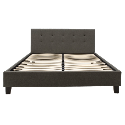 Κρεβάτι Mago pakoworld ύφασμα ανθρακί 150x200εκ Κρεβάτι Mago pakoworld ύφασμα ανθρακί 150x200εκ