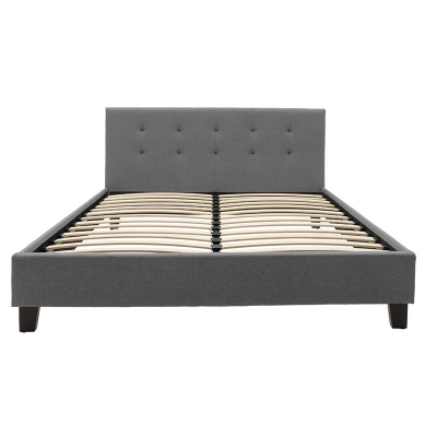 Κρεβάτι Mago pakoworld ύφασμα ανθρακί 160x200εκ Κρεβάτι Mago pakoworld ύφασμα ανθρακί 160x200εκ