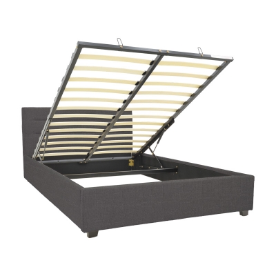 Κρεβάτι Molito pakoworld ύφασμα σε ανθρακί απόχρωση με αποθηκευτικό χώρο120x200εκ Κρεβάτι Molito pakoworld ύφασμα σε ανθρακί απόχρωση με αποθηκευτικό χώρο120x200εκ