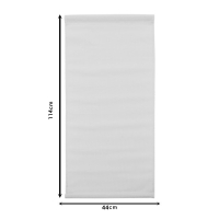 Διάτρητο πανί για σεζλόνγκ Retto pakoworld επαγγελματικό εκρού 44x1x114εκ