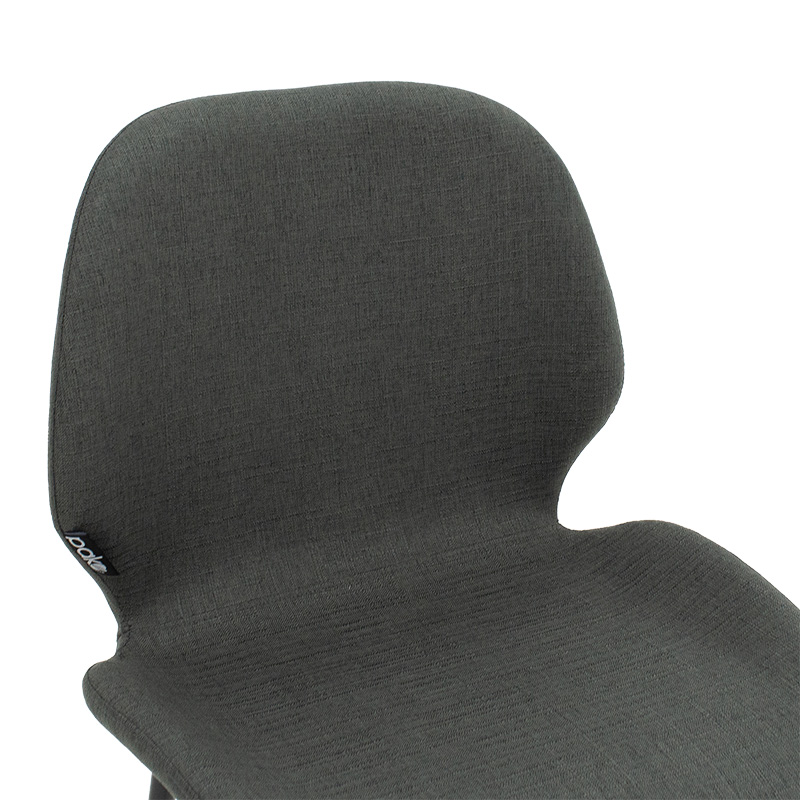 Σκαμπό bar Impel pakoworld μεταλλικό μαύρο-ύφασμα ανθρακί Σκαμπό bar Impel pakoworld μεταλλικό μαύρο-ύφασμα ανθρακί