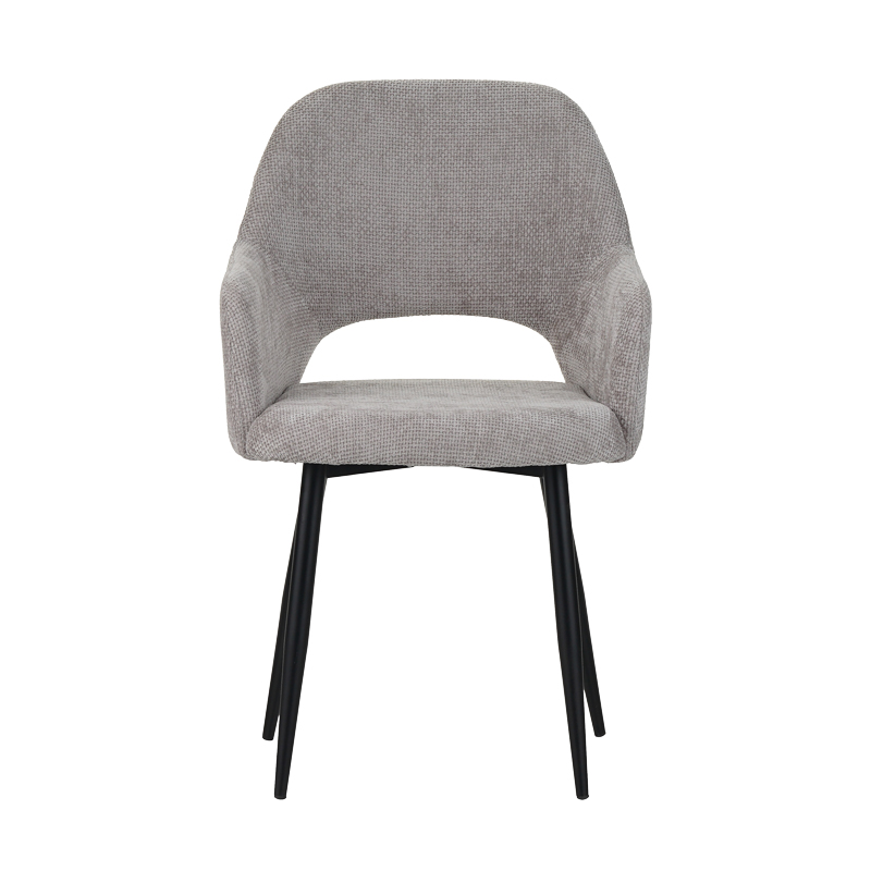 Πολυθρόνα Factols Inart μπεζ-γκρι ύφασμα-πόδι μαύρο μέταλλο 53x61x84εκ Πολυθρόνα Factols Inart μπεζ-γκρι ύφασμα-πόδι μαύρο μέταλλο 53x61x84εκ