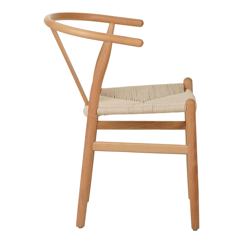 Καρέκλα Wishbone pakoworld rubberwood-σχοινί σε φυσική απόχρωση 53.5x57x74εκ Καρέκλα Wishbone pakoworld rubberwood-σχοινί σε φυσική απόχρωση 53.5x57x74εκ