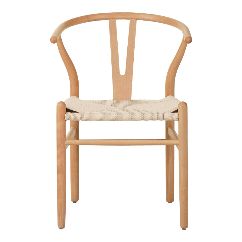 Καρέκλα Wishbone pakoworld rubberwood-σχοινί σε φυσική απόχρωση 53.5x57x74εκ Καρέκλα Wishbone pakoworld rubberwood-σχοινί σε φυσική απόχρωση 53.5x57x74εκ