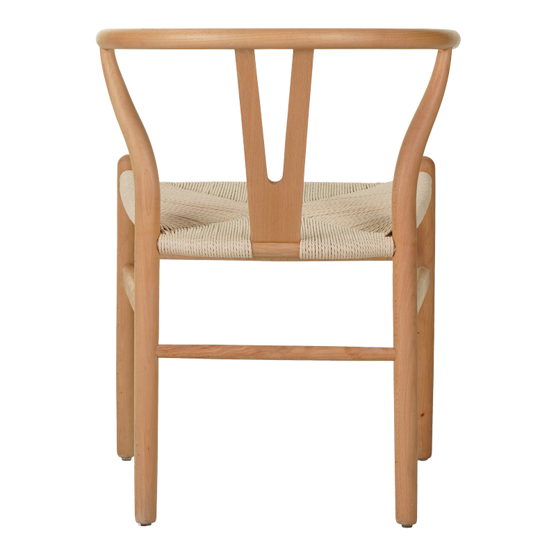 Καρέκλα Wishbone pakoworld rubberwood-σχοινί σε φυσική απόχρωση 53.5x57x74εκ Καρέκλα Wishbone pakoworld rubberwood-σχοινί σε φυσική απόχρωση 53.5x57x74εκ