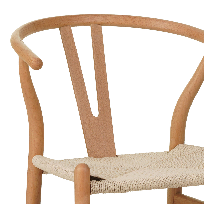 Καρέκλα Wishbone pakoworld rubberwood-σχοινί σε φυσική απόχρωση 53.5x57x74εκ Καρέκλα Wishbone pakoworld rubberwood-σχοινί σε φυσική απόχρωση 53.5x57x74εκ