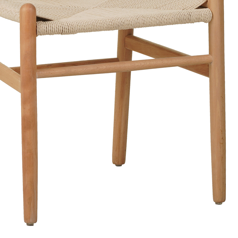 Καρέκλα Wishbone pakoworld rubberwood-σχοινί σε φυσική απόχρωση 53.5x57x74εκ Καρέκλα Wishbone pakoworld rubberwood-σχοινί σε φυσική απόχρωση 53.5x57x74εκ