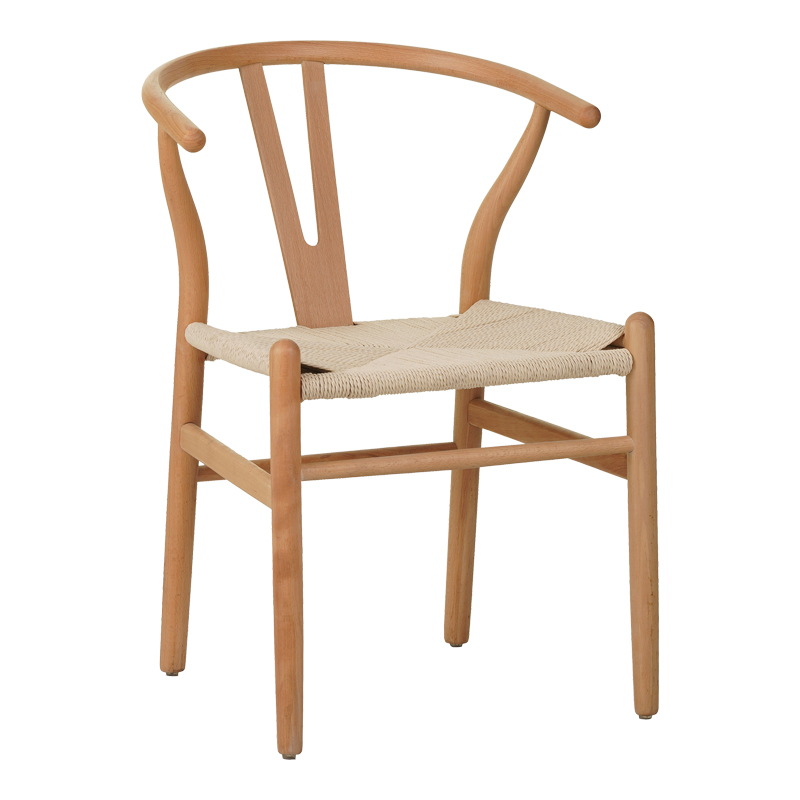 Καρέκλα Wishbone pakoworld rubberwood-σχοινί σε φυσική απόχρωση 53.5x57x74εκ Καρέκλα Wishbone pakoworld rubberwood-σχοινί σε φυσική απόχρωση 53.5x57x74εκ