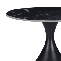 Βοηθητικά τραπέζια Kirkene Inart sintered stone σε απόχρωση μαύρο μαρμάρου με μαύρο μέταλλο 2τεμ Βοηθητικά τραπέζια Kirkene Inart sintered stone σε απόχρωση μαύρο μαρμάρου με μαύρο μέταλλο 2τεμ
