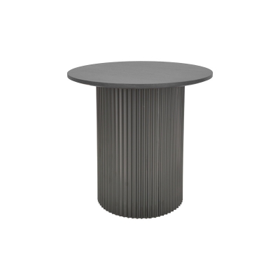 Βοηθητικό τραπέζι Dovel pakoworld mdf-μέταλλο σε μαύρη απόχρωση Φ50x50εκ Βοηθητικό τραπέζι Dovel pakoworld mdf-μέταλλο σε μαύρη απόχρωση Φ50x50εκ
