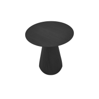 Τραπέζι σαλονιού Donda pakoworld mdf σε μαύρη απόχρωση Φ60x40εκ Τραπέζι σαλονιού Donda pakoworld mdf σε μαύρη απόχρωση Φ60x40εκ