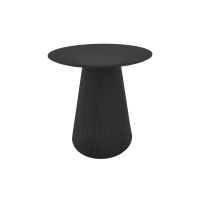 Τραπέζι σαλονιού Donda pakoworld mdf σε μαύρη απόχρωση Φ60x40εκ Τραπέζι σαλονιού Donda pakoworld mdf σε μαύρη απόχρωση Φ60x40εκ