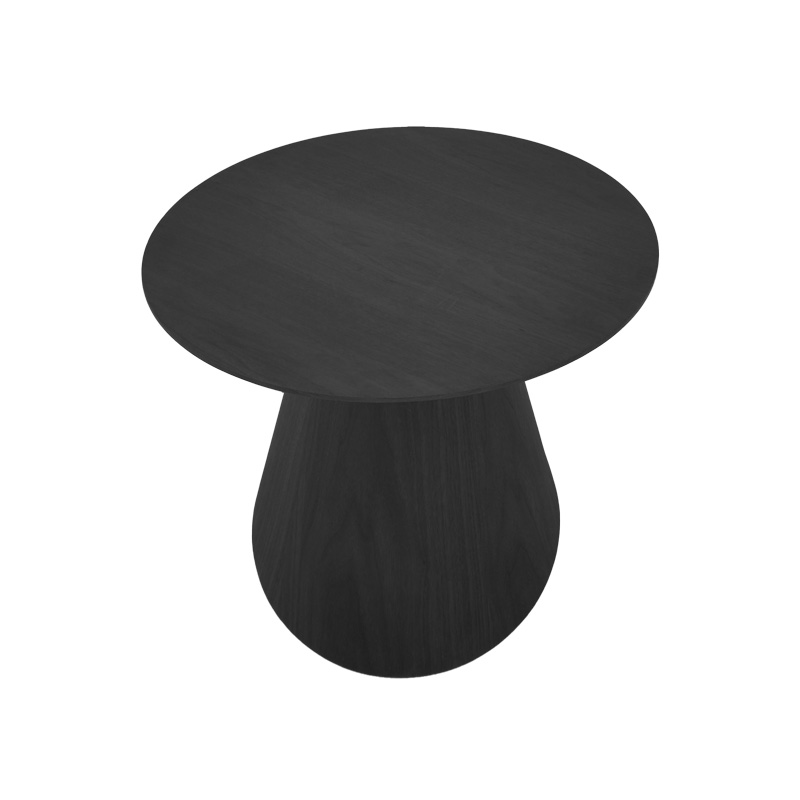 Τραπέζι σαλονιού Donda pakoworld mdf σε μαύρη απόχρωση Φ80x45εκ Τραπέζι σαλονιού Donda pakoworld mdf σε μαύρη απόχρωση Φ80x45εκ
