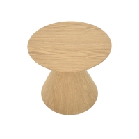 Τραπέζι σαλονιού Donda pakoworld mdf σε sonoma απόχρωση Φ80x45εκ Τραπέζι σαλονιού Donda pakoworld mdf σε sonoma απόχρωση Φ80x45εκ