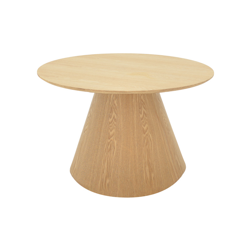 Τραπέζι σαλονιού Donda pakoworld mdf σε sonoma απόχρωση Φ80x45εκ Τραπέζι σαλονιού Donda pakoworld mdf σε sonoma απόχρωση Φ80x45εκ