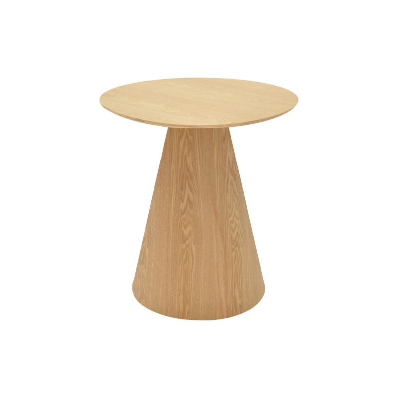 Βοηθητικό τραπέζι Donda pakoworld mdf-μέταλλο sonoma Φ45x46εκ