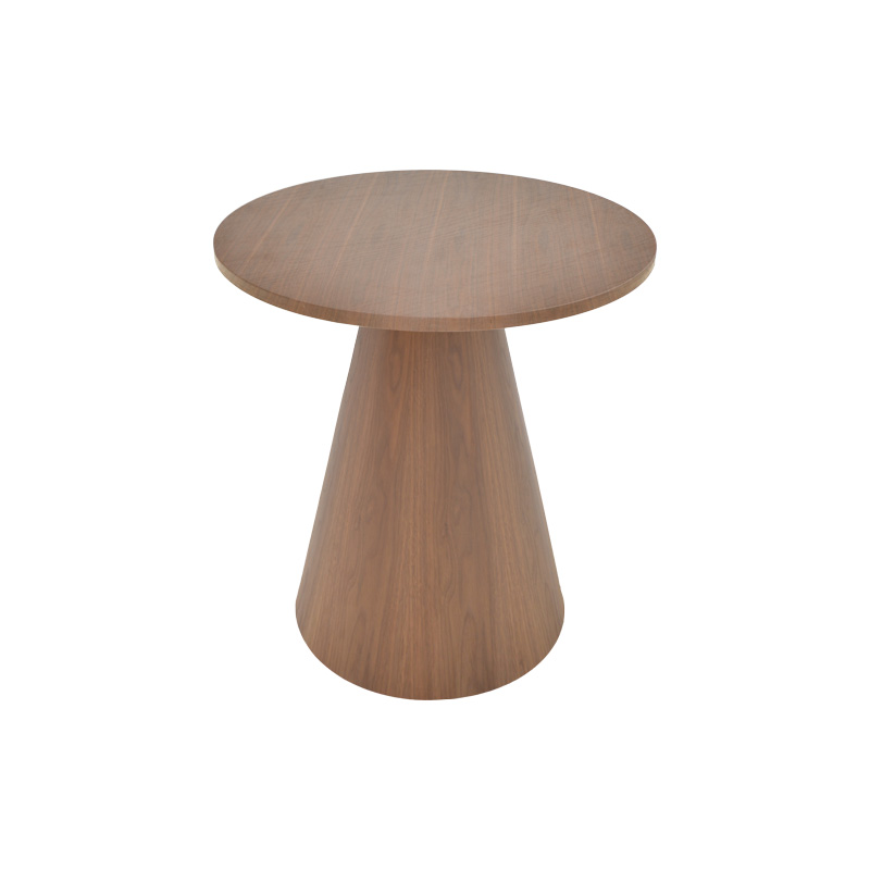Βοηθητικό τραπέζι Donda pakoworld mdf καρυδί Φ45x50εκ Βοηθητικό τραπέζι Donda pakoworld mdf καρυδί Φ45x50εκ