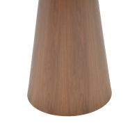 Βοηθητικό τραπέζι Donda pakoworld mdf καρυδί Φ45x50εκ Βοηθητικό τραπέζι Donda pakoworld mdf καρυδί Φ45x50εκ