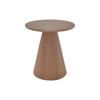 Βοηθητικό τραπέζι Donda pakoworld mdf καρυδί Φ45x50εκ Βοηθητικό τραπέζι Donda pakoworld mdf καρυδί Φ45x50εκ