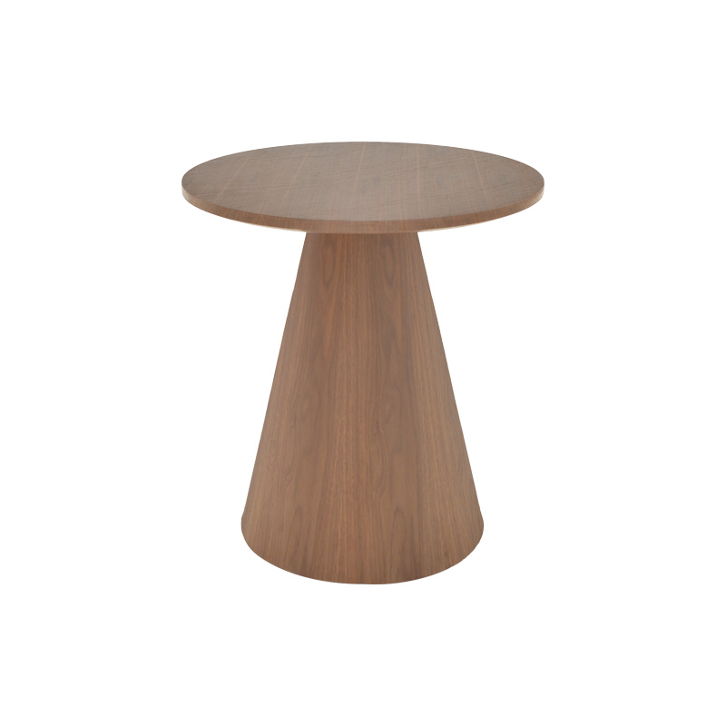 Βοηθητικό τραπέζι Donda pakoworld mdf καρυδί Φ45x50εκ Βοηθητικό τραπέζι Donda pakoworld mdf καρυδί Φ45x50εκ