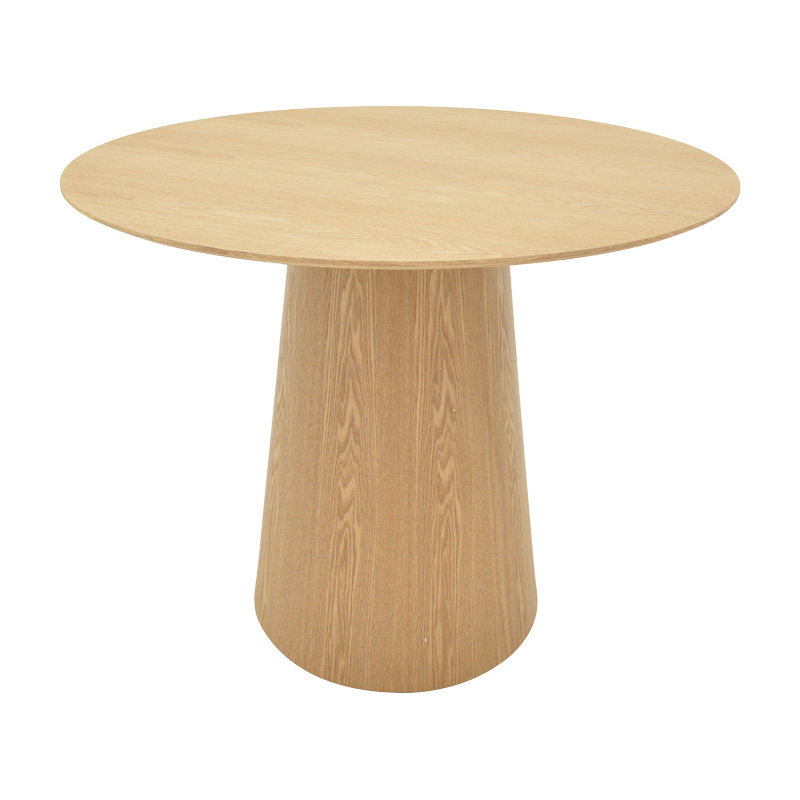 Tραπέζι Donda pakoworld mdf sonoma Φ100x76εκ Tραπέζι Donda pakoworld mdf sonoma Φ100x76εκ