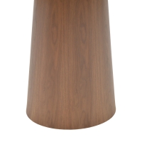 Tραπέζι Donda pakoworld mdf καρυδί Φ100x76εκ