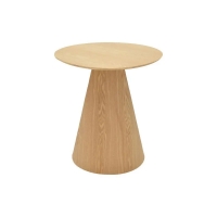 Tραπέζια σαλονιού Donda pakoworld mdf-μέταλλο σετ 2τεμ. sonoma