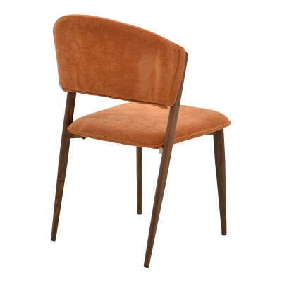 Καρέκλα Dolez pakoworld terracotta ύφασμα-πόδι καρυδί μέταλλο 49x58.5x82εκ Καρέκλα Dolez pakoworld terracotta ύφασμα-πόδι καρυδί μέταλλο 49x58.5x82εκ