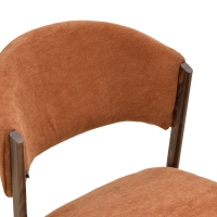 Καρέκλα Dolez pakoworld terracotta ύφασμα-πόδι καρυδί μέταλλο 49x58.5x82εκ Καρέκλα Dolez pakoworld terracotta ύφασμα-πόδι καρυδί μέταλλο 49x58.5x82εκ