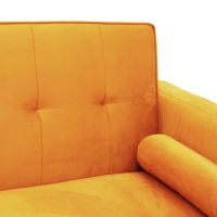 Καναπές-κρεβάτι Success pakoworld 3θέσιος κίτρινο βελούδο 190x80x84εκ Καναπές-κρεβάτι Success pakoworld 3θέσιος κίτρινο βελούδο 190x80x84εκ