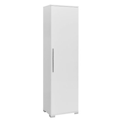 Στήλη Diamond1 pakoworld λευκό gloss 50x35x187εκ Στήλη Diamond1 pakoworld λευκό gloss 50x35x187εκ