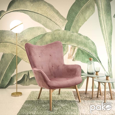 Πολυθρόνα Kido pakoworld βελούδο χρώμα σάπιο μήλο Πολυθρόνα Kido pakoworld βελούδο χρώμα σάπιο μήλο