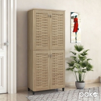 Παπουτσοθήκη-ντουλάπα MANTAM pakoworld 24 ζεύγων χρώμα sonoma 78x40x170,5εκ Παπουτσοθήκη-ντουλάπα MANTAM pakoworld 24 ζεύγων χρώμα sonoma 78x40x170,5εκ